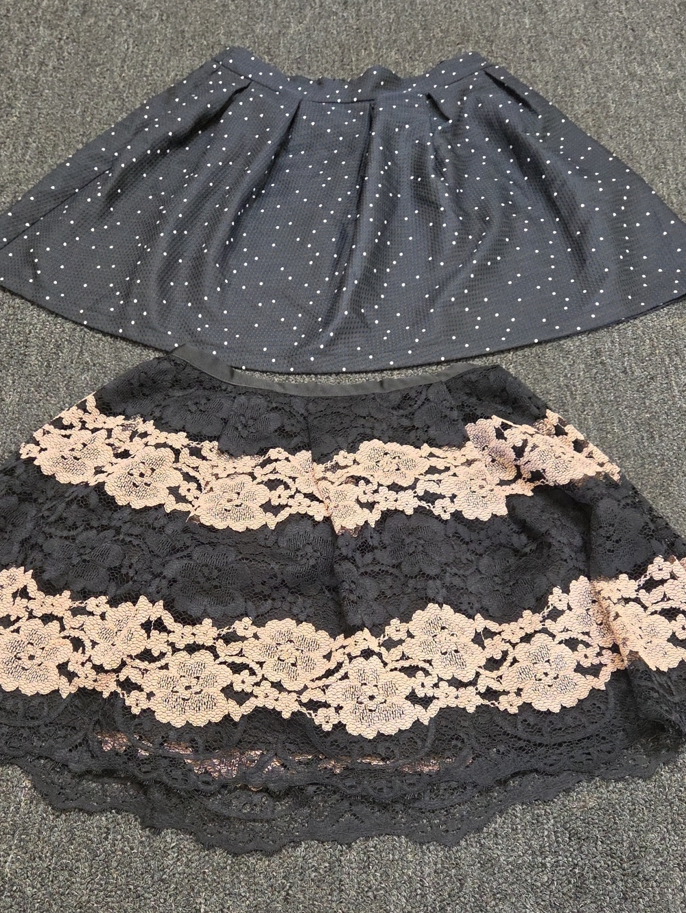 (#5C) 2 FRNCH Skirts, 1 Sm & 1 Med